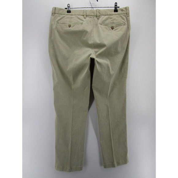 Tommy Bahama Pants 35X32 Chino Khaki Marlin Logo Trouser Preppy Tencel - Picture 5 of 10